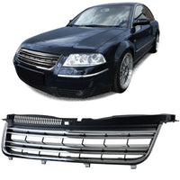 Griglia doppia aletta nera cromata per Vw Passat 3BG berlina Variant 00-05