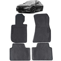 Tappetini auto in gomma neri set premium, per BMW Serie 3 G20 berlina da 18