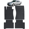 Tappetini auto in gomma neri set premium, per Mercedes Classe E W211 S211 02-09
