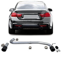 Terminale di scarico duplex 440 look conversione per BMW F32 F33 F36 425 428 430