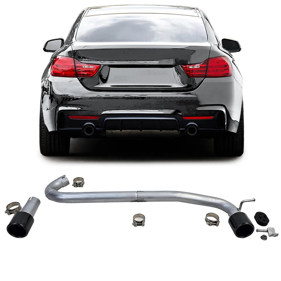 Terminale di scarico duplex 440 look conversione per BMW F32 F33 F36 425 428 430