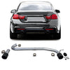 Terminale di scarico duplex 440 look conversione per BMW F32 F33 F36 425 428 430