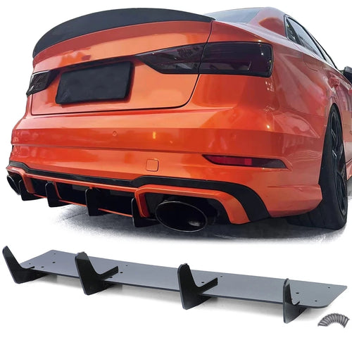 Diffusore posteriore splitter Performance per Audi A3 RS3 8V berlina 16-21