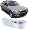 Paraurti anteriore cromato angolo destro, per bmw serie 3 e30 82-87
