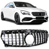 Griglia radiatore Sport nera cromata per Mercedes CLA C117 W117 16-19 Facelift
