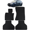 Tappetini in gomma, per auto neri set premium adatti, per BMW X5 E70 X6 E71