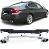 Diffusore posteriore opaco + terminale duplex, per BMW F10 F11 520 525 528 530