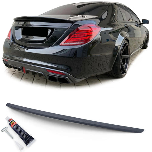 Spoiler posteriore labbro spoiler look + ABE per Mercedes Classe S W222 13-20