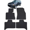 Tappetini auto in gomma neri set premium adatti, per BMW X5 E53 2000-2006