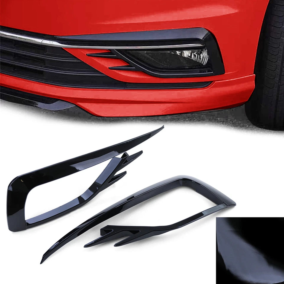 Fendinebbia telaio griglia GTI Look nero lucido per VW Golf 7 17-20