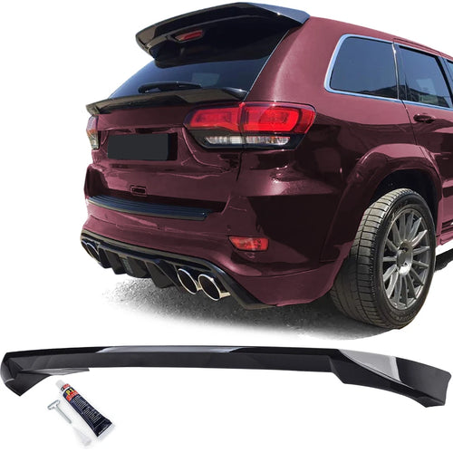 Spoiler tetto posteriore labbro nero lucido per Jeep Grand Cherokee WK2 14-20