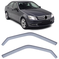 Deflettori Antivento Antipioggia Nero Smoke Mercedes Classe C W204 S204 07-14