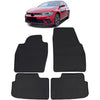 Tappetini auto in gomma neri set premium per VW Polo 6 tipo AW 17-21