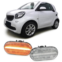 Kit Frecce Laterali LED Bianco Chiaro Coppia per Smart Fortwo 453 dal 14