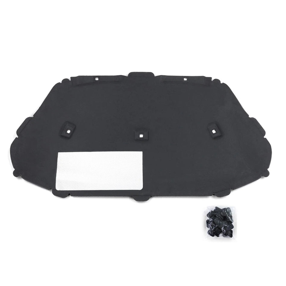 Tappetino isolante cofano motore con clip, per Seat Leon III 5F dal 2012