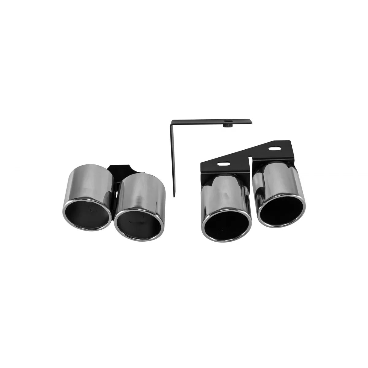 Diffusore Posteriore S-line con Terminali Cromati per Audi A4 2012-2015