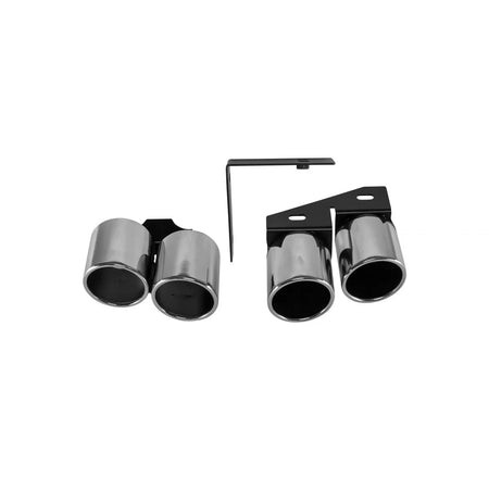 Diffusore Posteriore S-line con Terminali Cromati per Audi A4 2012-2015