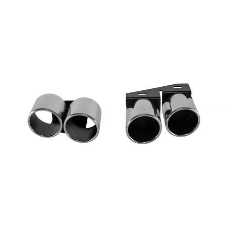 Diffusore Posteriore S-line con Terminali Cromati per Audi A4 2012-2015