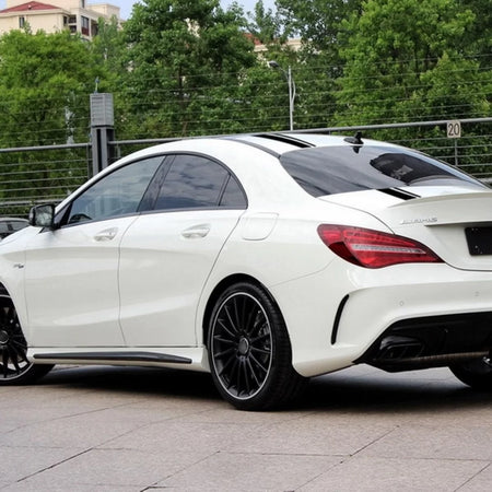 Set Adesivi Cofano Tetto Portellone Nero Opaco per Mercedes CLA W117 C117 X117