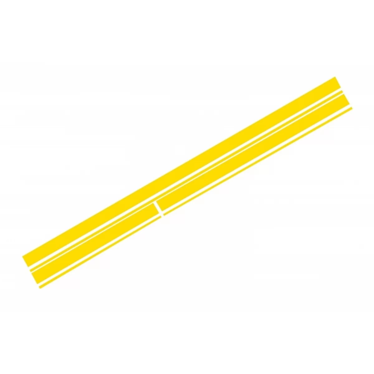 Set Adesivi Cofano Tetto Portellone Giallo Opaco per Mercedes CLA W117 C117