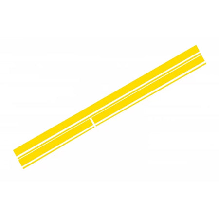 Set Adesivi Cofano Tetto Portellone Giallo Opaco per Mercedes CLA W117 C117