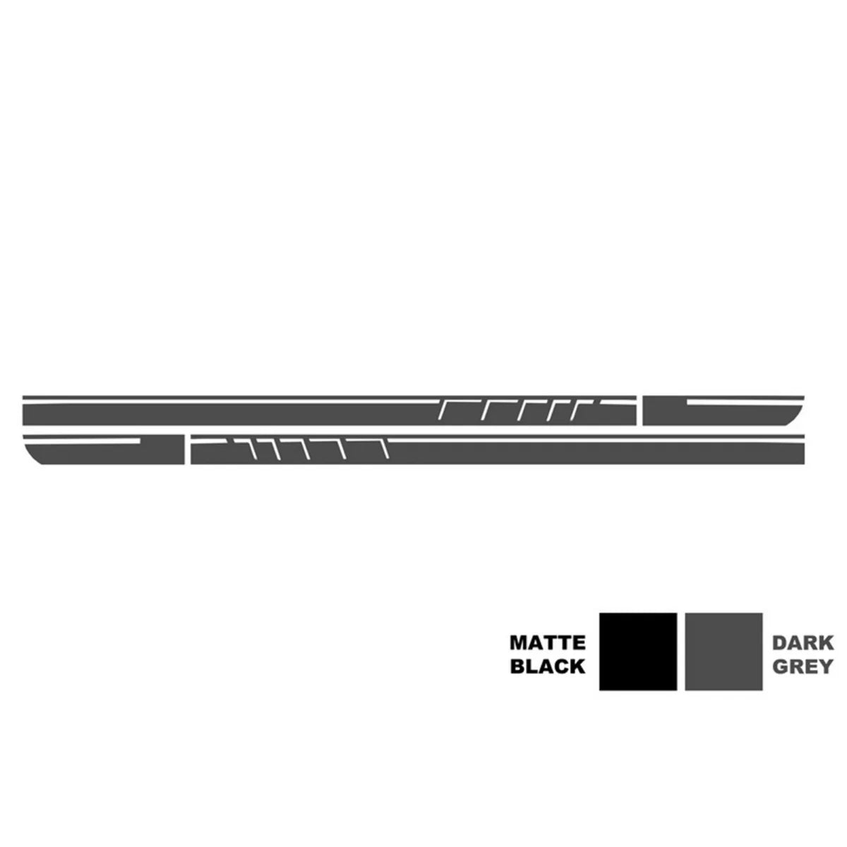 Set Adesivi Cofano Tetto Portellone Grigio Scuro per Mercedes CLA W117 C117