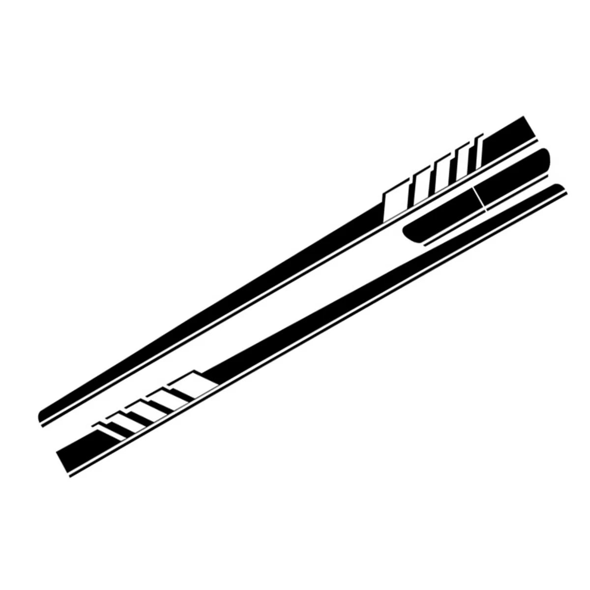 Set Adesivi Cofano Tetto Portellone Nero Opaco per Mercedes C205 Coupe A205
