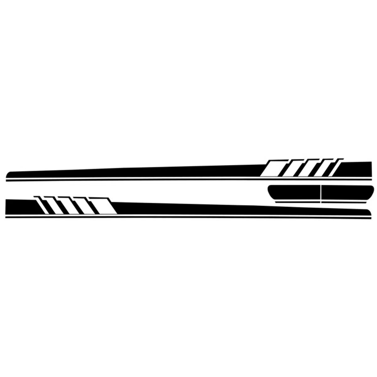Set Adesivi Cofano Tetto Portellone Nero Opaco per Mercedes C205 Coupe A205