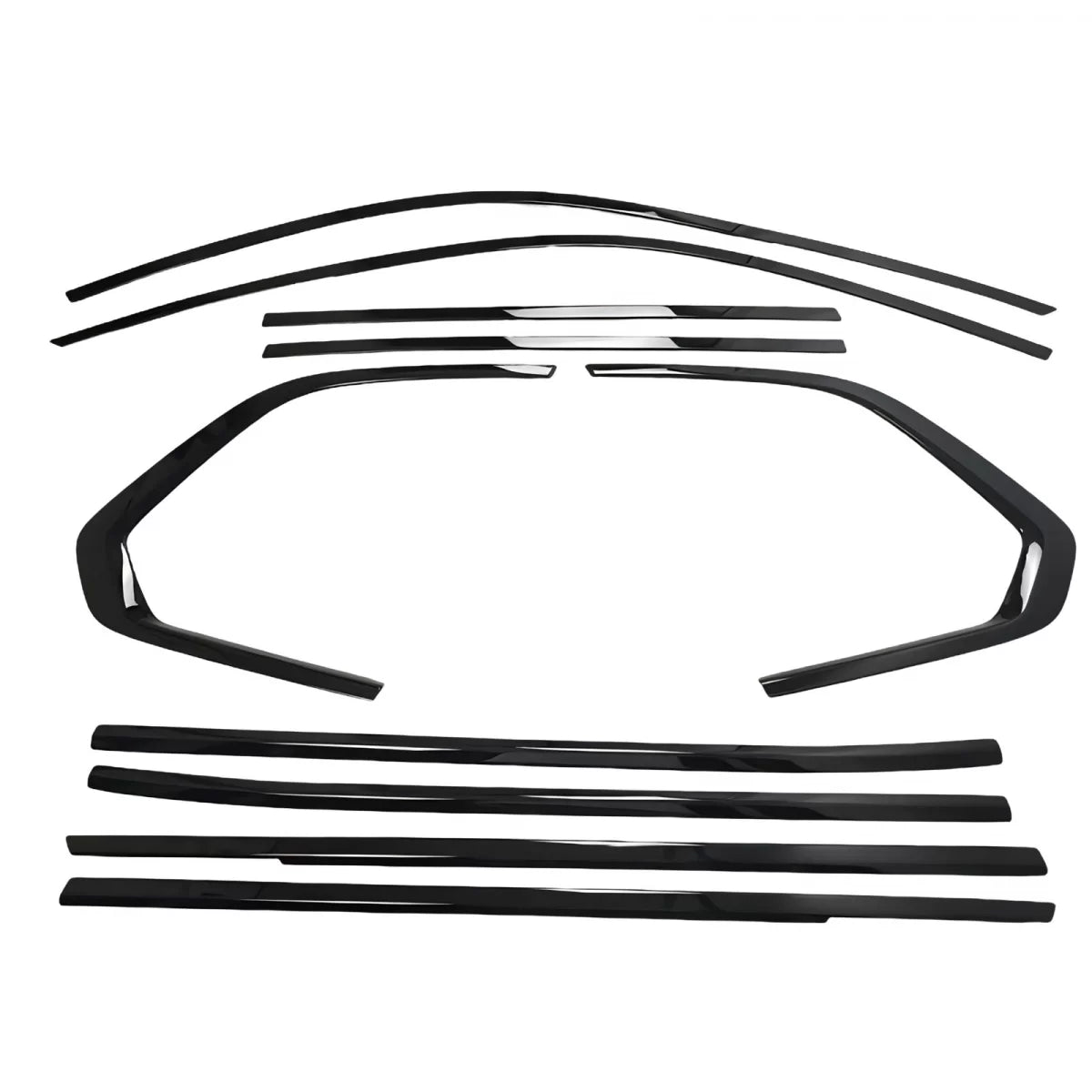 Set Modanature Shadow Line Nero Lucido per BMW X5 G05 dal 2018