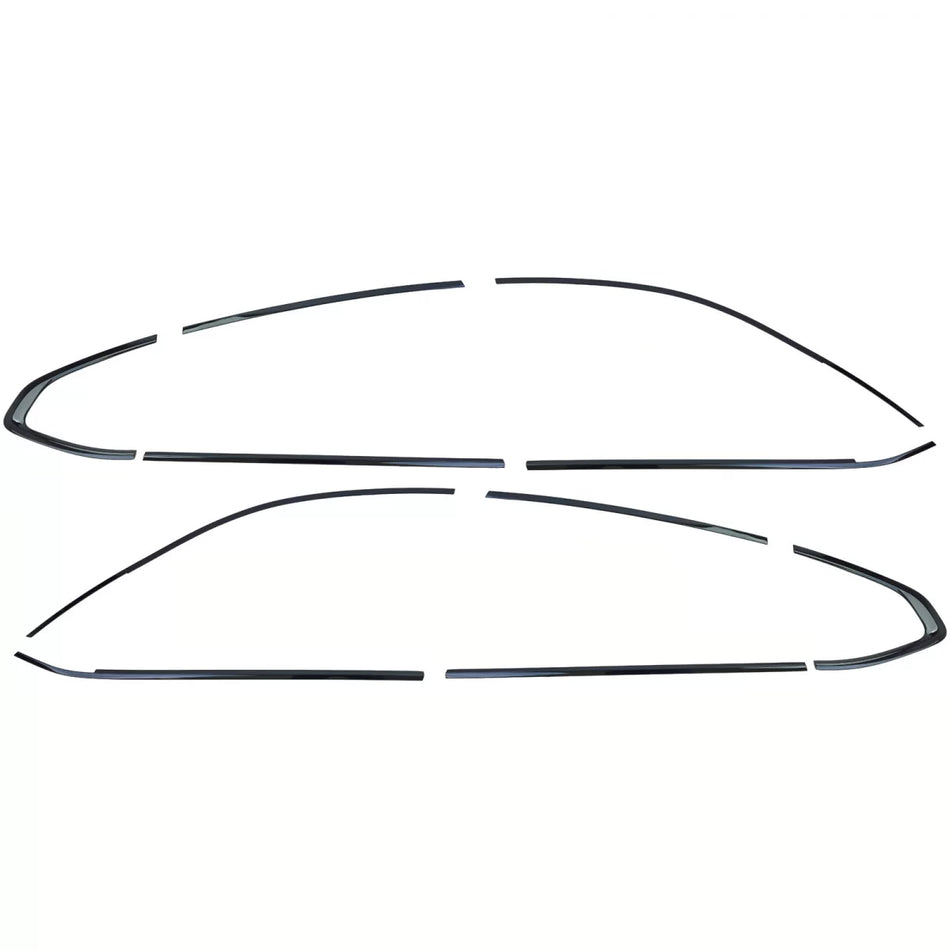 Cornici Shadow Line Lucide Nere per BMW X4 G02 dal 2018
