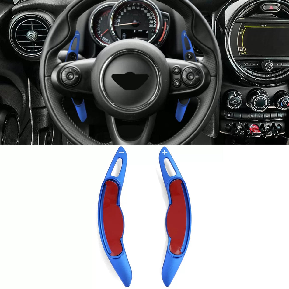 Prolunga Leva Cambio Alluminio Blu per Mini Clubman F54 Countryman F60