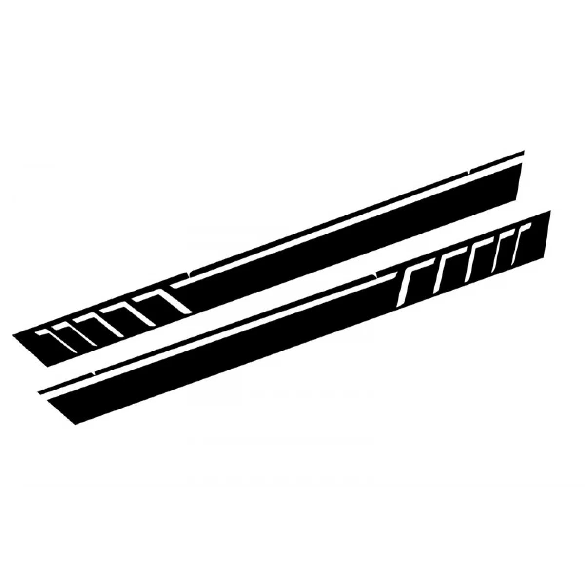 Adesivi Laterali Vinile Nero Opaco per Mercedes Classe G W463 (1989-2017)
