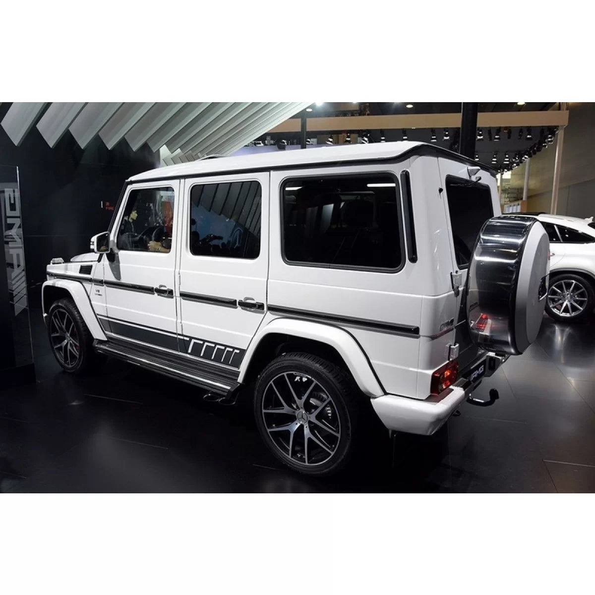 Adesivi Laterali Vinile Nero Opaco per Mercedes Classe G W463 (1989-2017)
