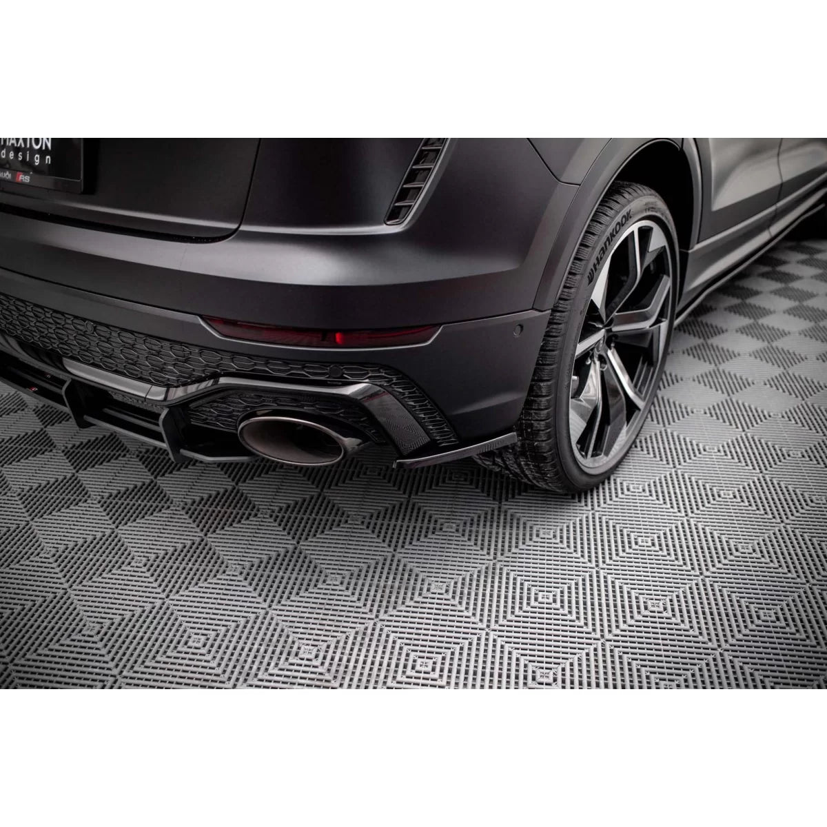 Estensioni Laterali Posteriori Nere per Audi RSQ8 MK1 dal 2019