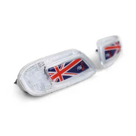 Indicatori Laterali Parafango per Mini Cooper F56 13+ Union Jack Blu LED 2 Pcs