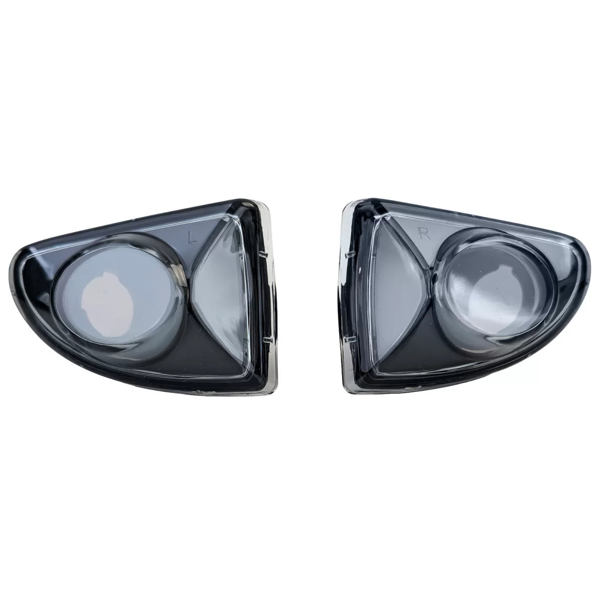 Fanali Frecce Laterali Vetro Trasparente Nero per Smart Fortwo 451 2007-2015