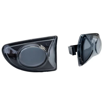 Fanali Frecce Laterali Vetro Trasparente Nero per Smart Fortwo 451 2007-2015