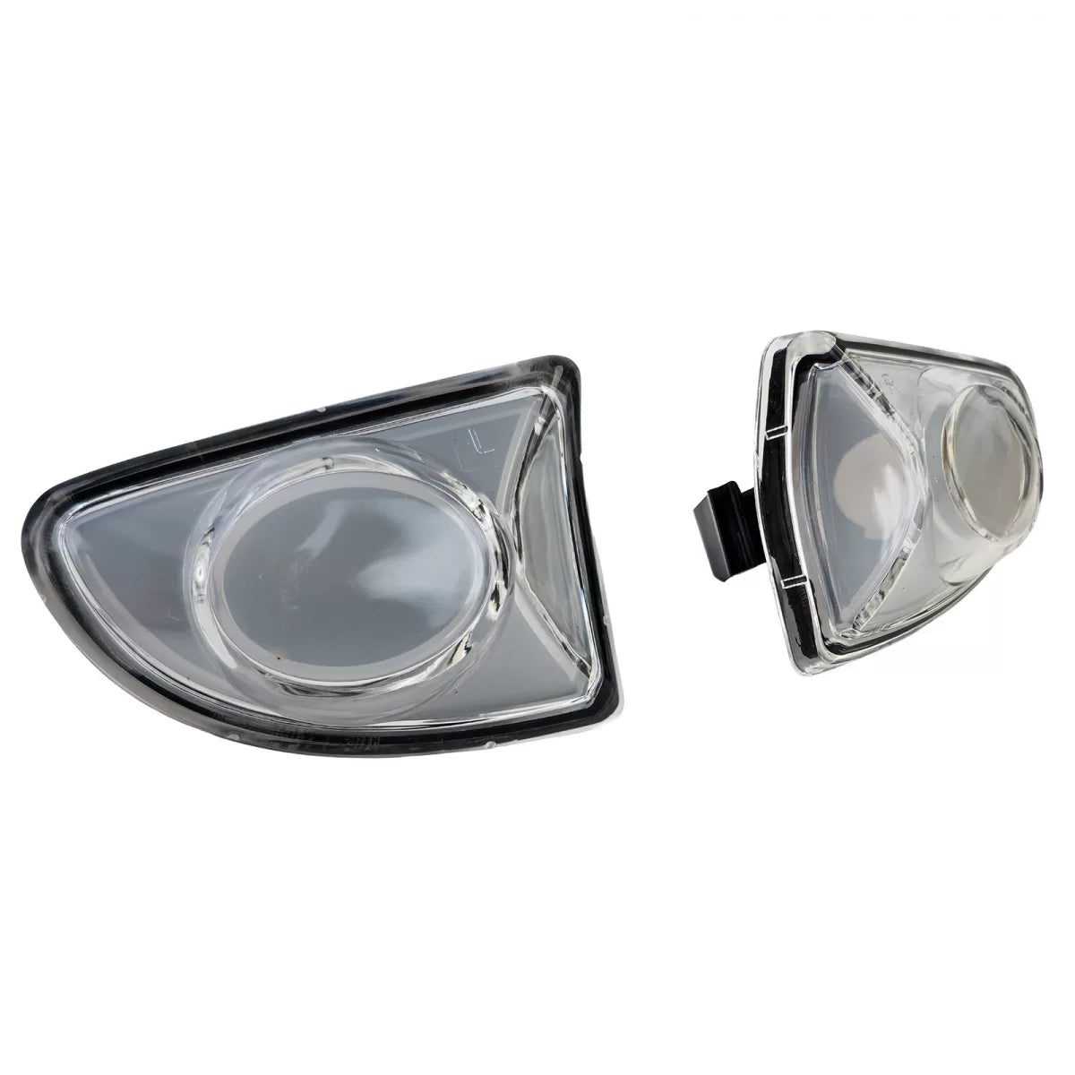 Fanali Indicatori Laterali Vetro Chiaro Bianchi per Smart Fortwo 451 2007-2015