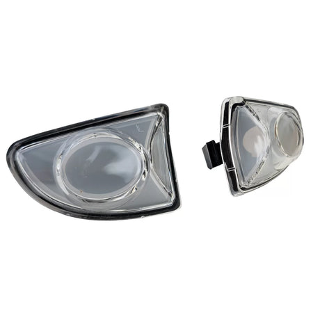 Fanali Indicatori Laterali Vetro Chiaro Bianchi per Smart Fortwo 451 2007-2015