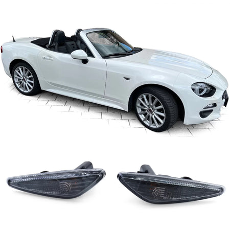 Indicatori Laterali Nero Fumé per Fiat 124 Spider 2016-2020