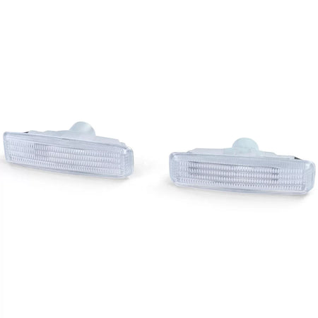 Indicatori Laterali Bianchi Coppia per BMW Serie 5 E39 Berlina e Touring 95-03