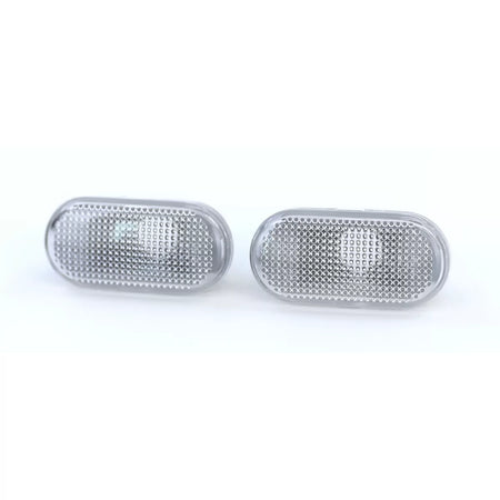 Indicatori Laterali Bianchi Coppia per Nissan Micra K12 Qashqai e Note E11