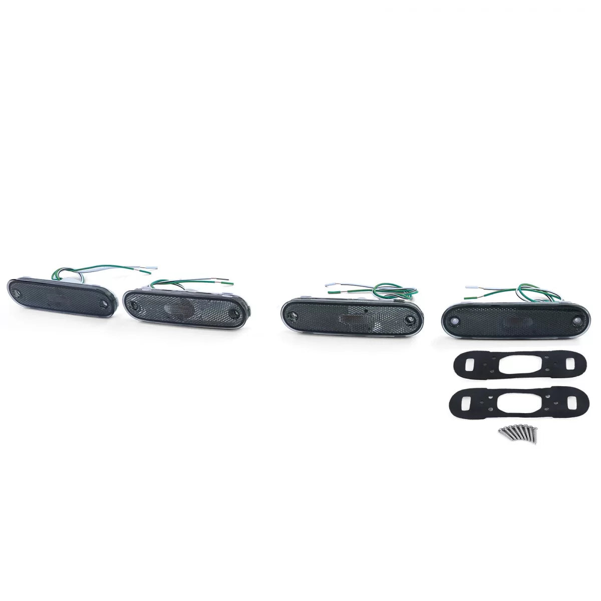 Fari Laterali Neri Fumé Set per Mazda MX5 89-05