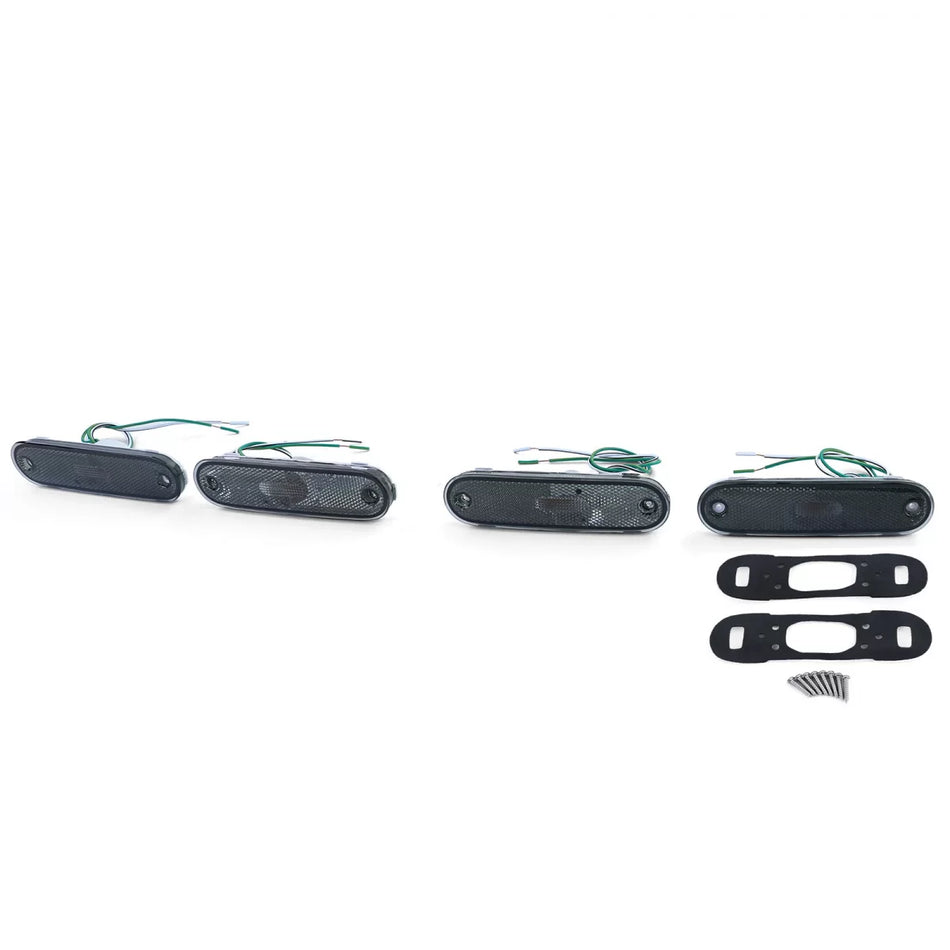 Fari Laterali Neri Fumé Set per Mazda MX5 89-05