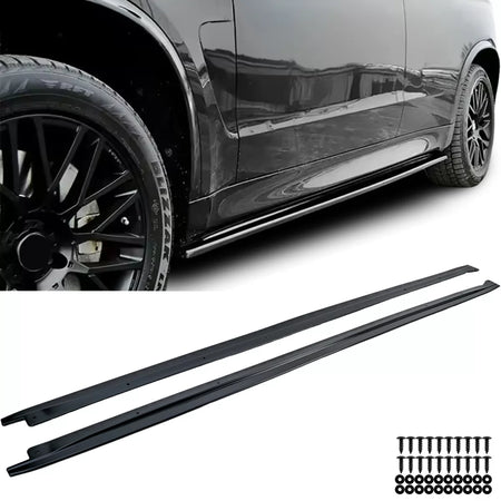 Minigonne Laterali Verniciate Nero Lucido per BMW X5 F15 13-18
