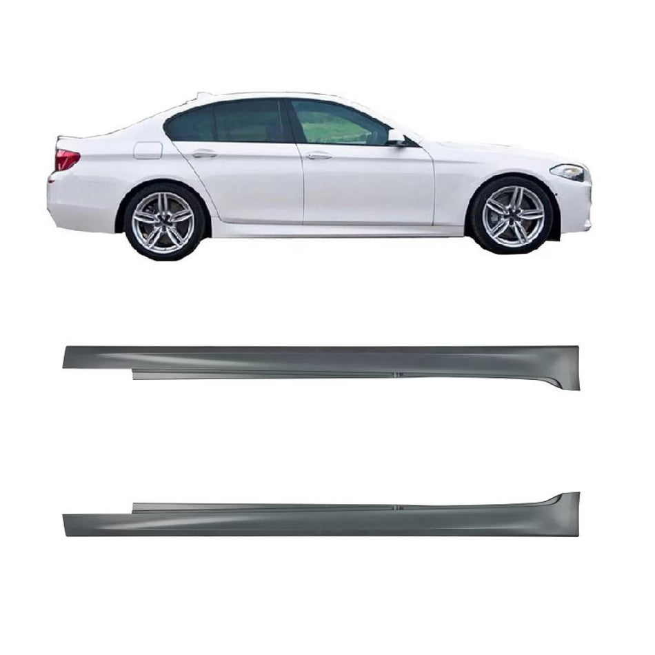 Minigonne Laterali ABS 2 Pezzi per BMW Serie 5 F10 F11 M5 M-tech 10-17