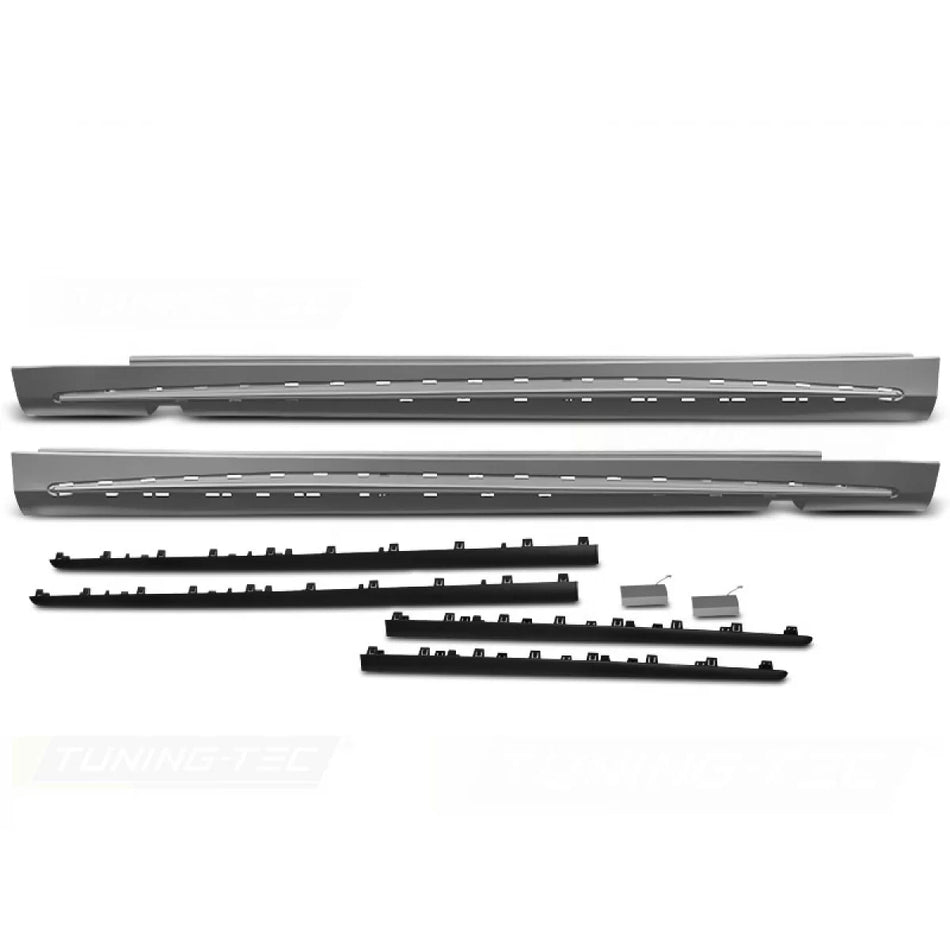 Minigonne Sportive Nere per Mercedes Classe S W222 13-20 Versione Lunga
