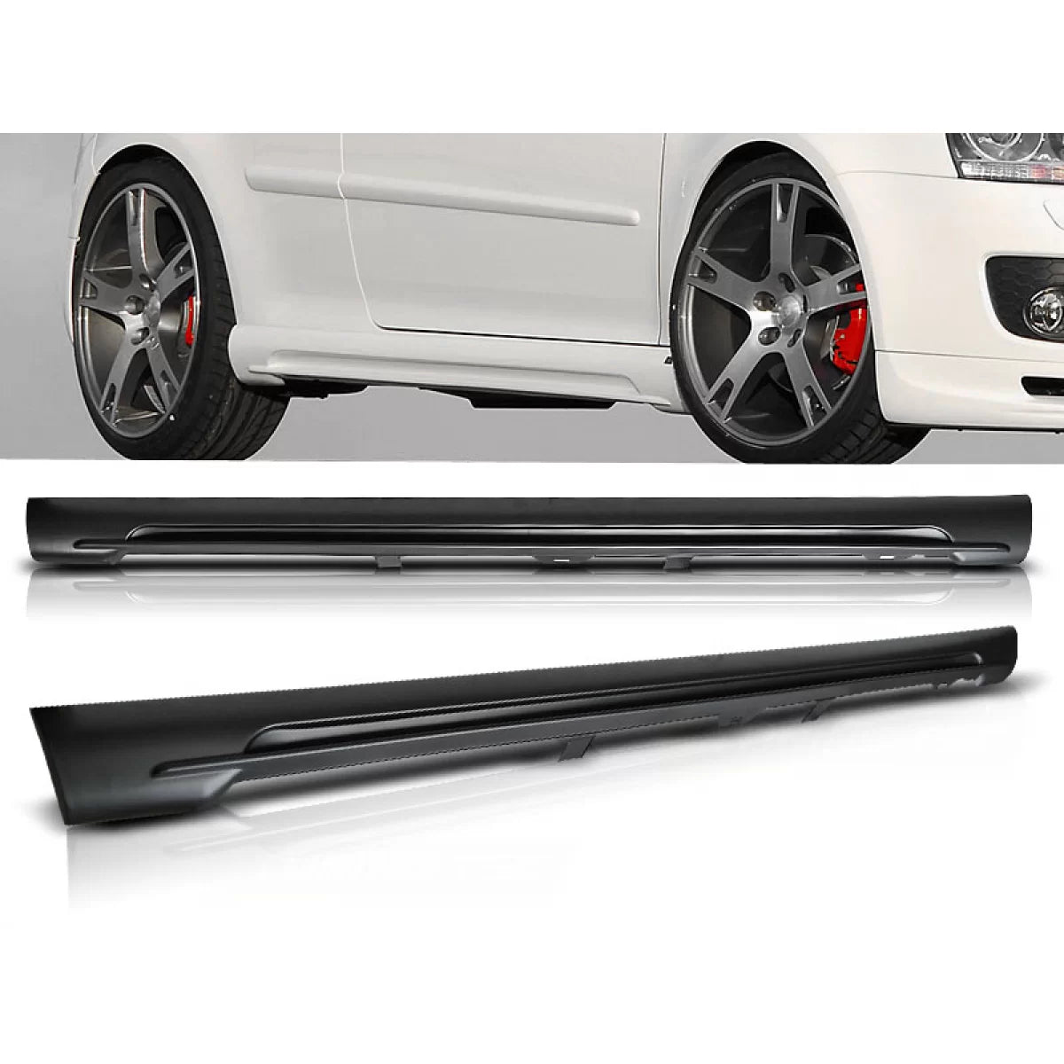 Minigonne Laterali Sportive per Volkswagen Golf V 03-09