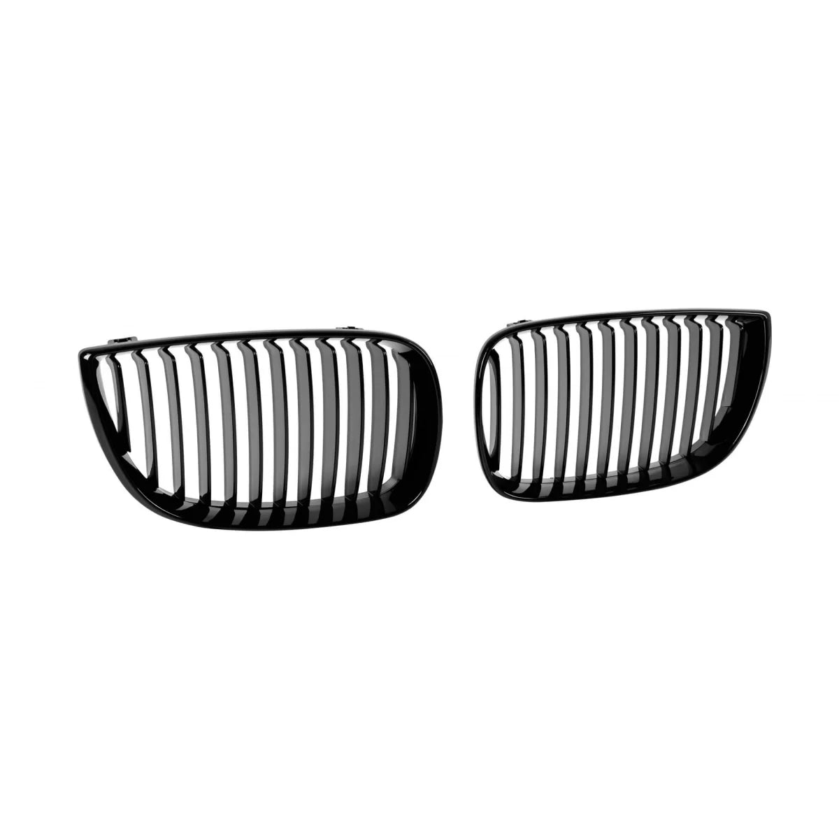 Griglia Singola Nera Lucida Anteriore per BMW Serie 1 E81 2003-2007