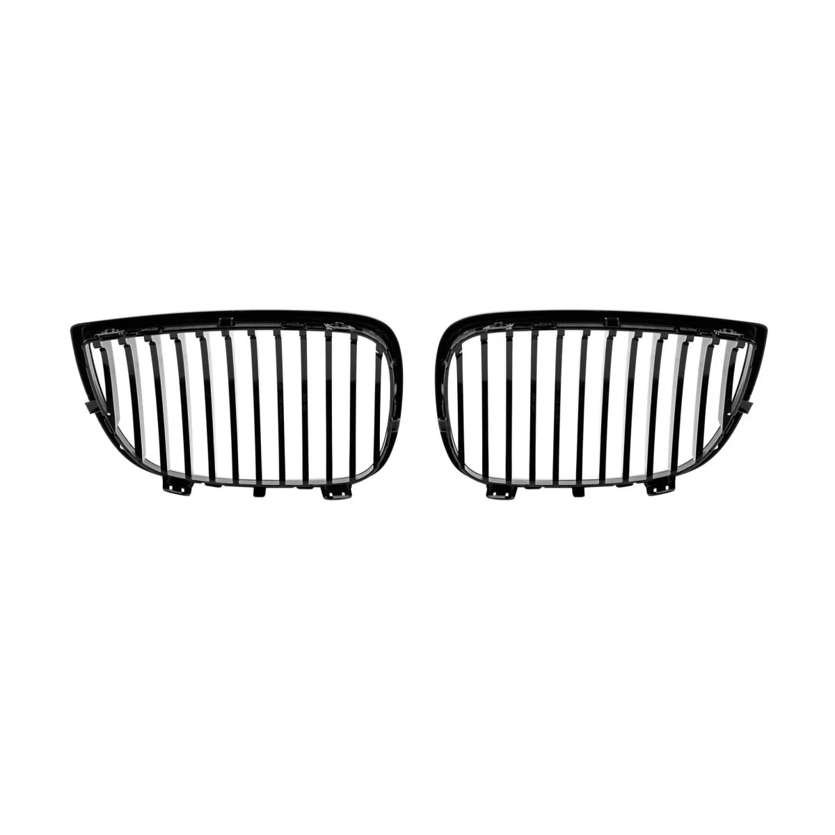 Griglia Singola Nera Lucida Anteriore per BMW Serie 1 E81 2003-2007